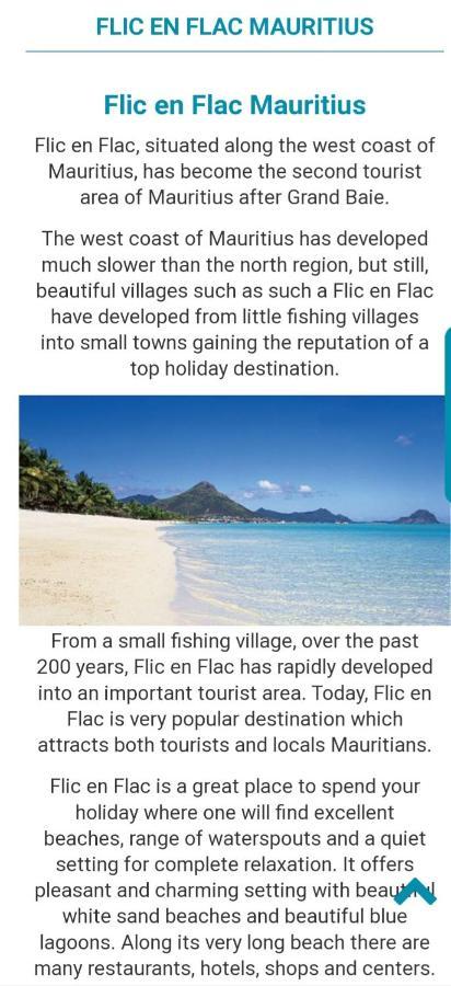 Ssvilla Flic en Flac Exterior foto